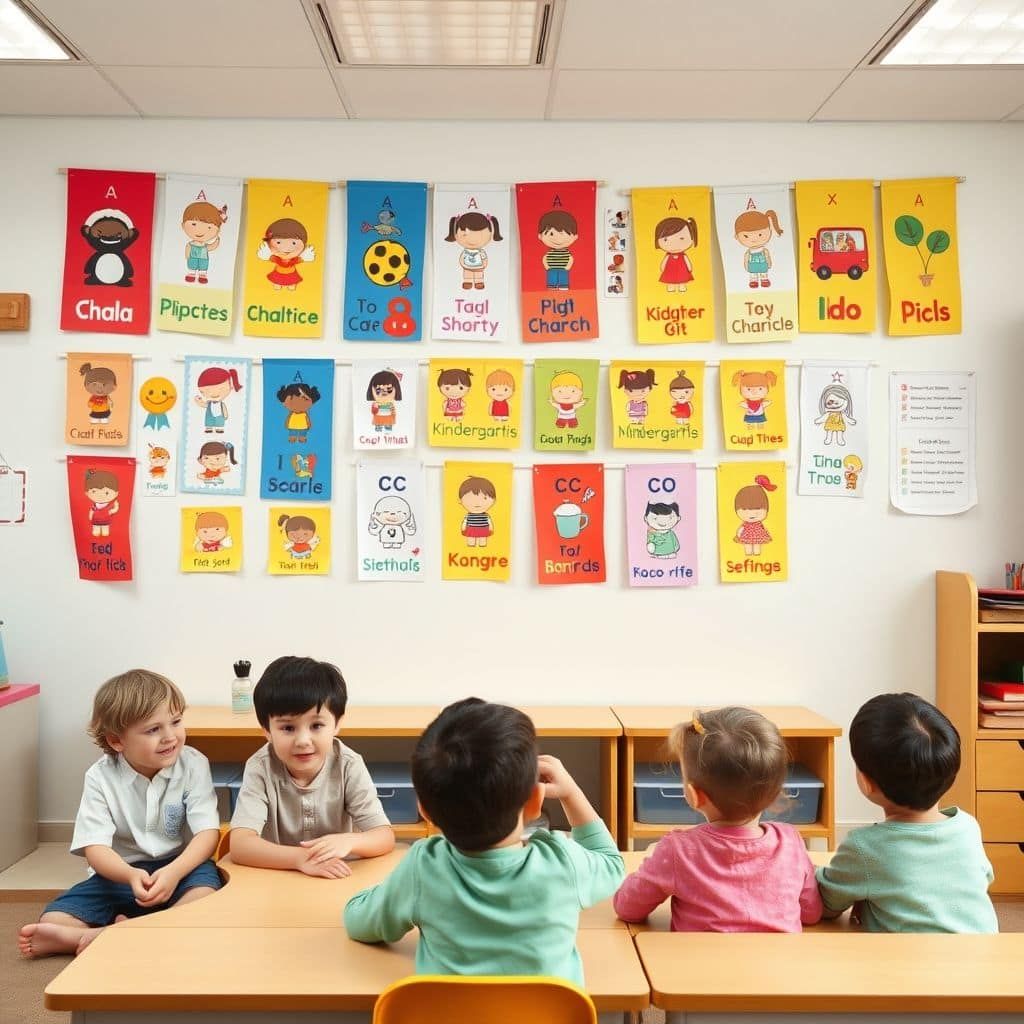 Vibrant Classroom with Children