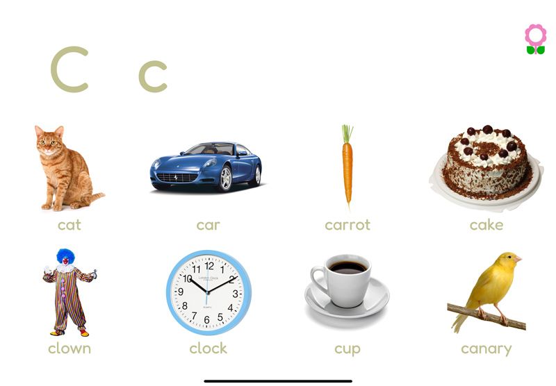 Words starting with the letter C