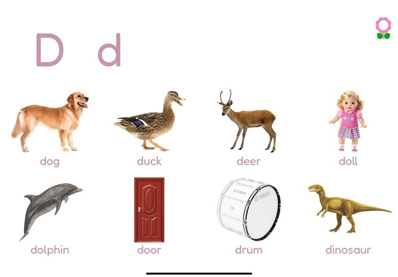 Words starting with the letter D