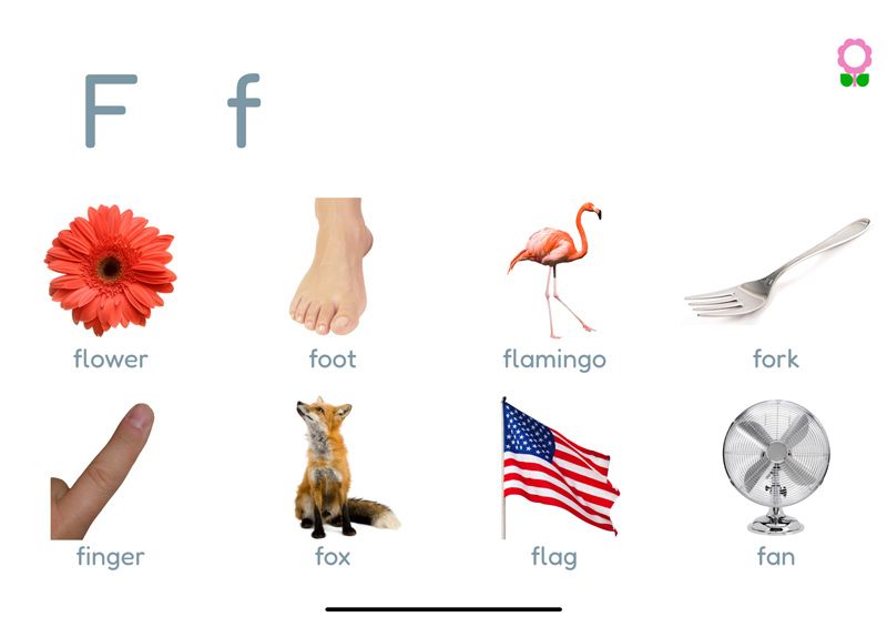 Words starting with the letter F