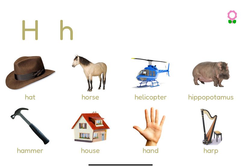 Words starting with the letter H